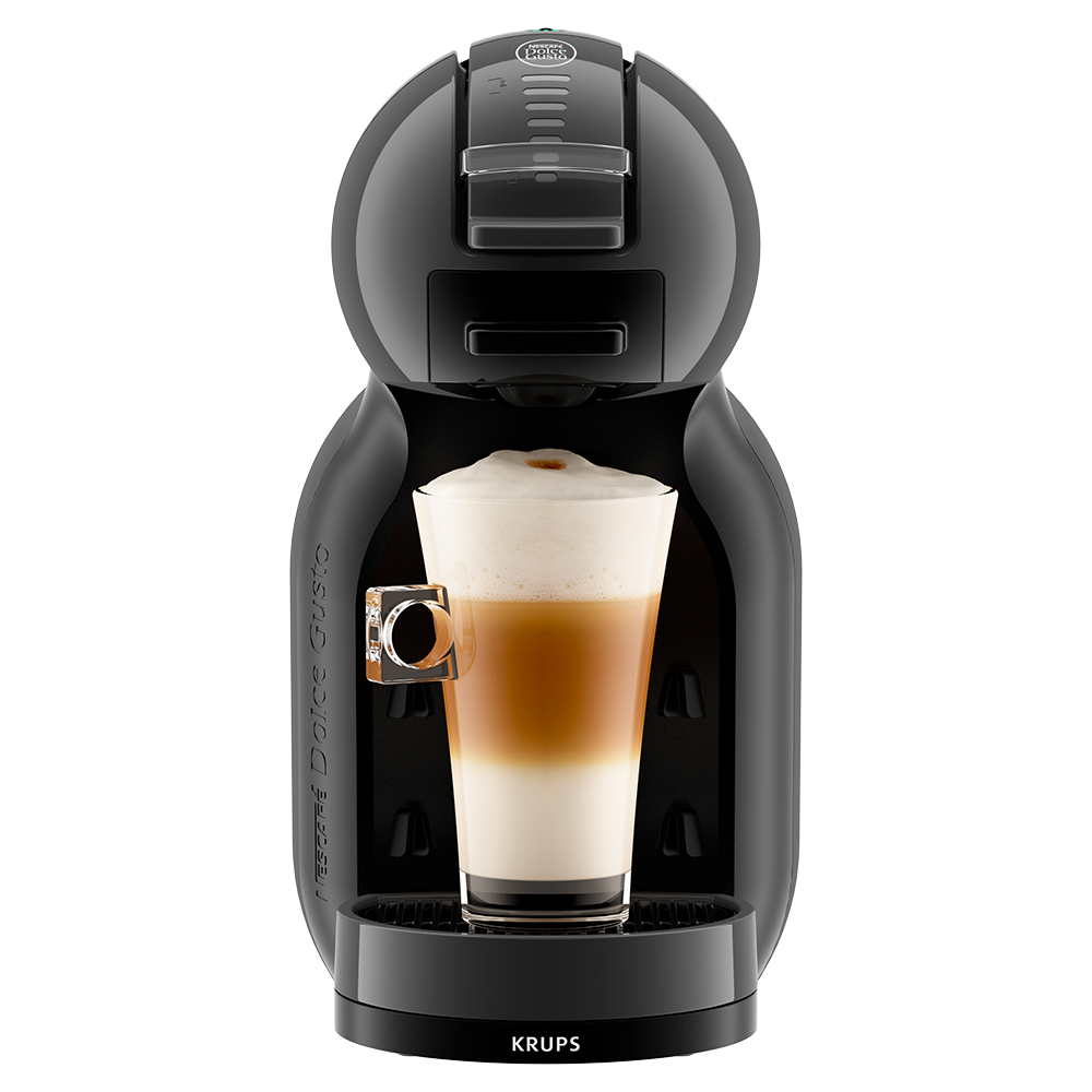 Mini Me automatische Kaffeekapselmaschine Schwarz/anthrazit von Krups® - alle Funktionen - NESCAFÉ® Dolce Gusto®