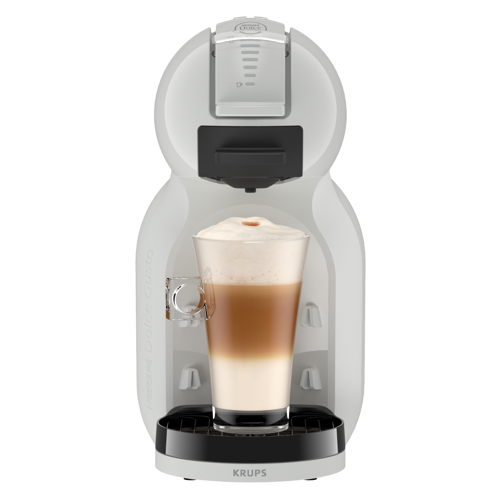 Mini Me 2 Vorderansicht mit einem Latte