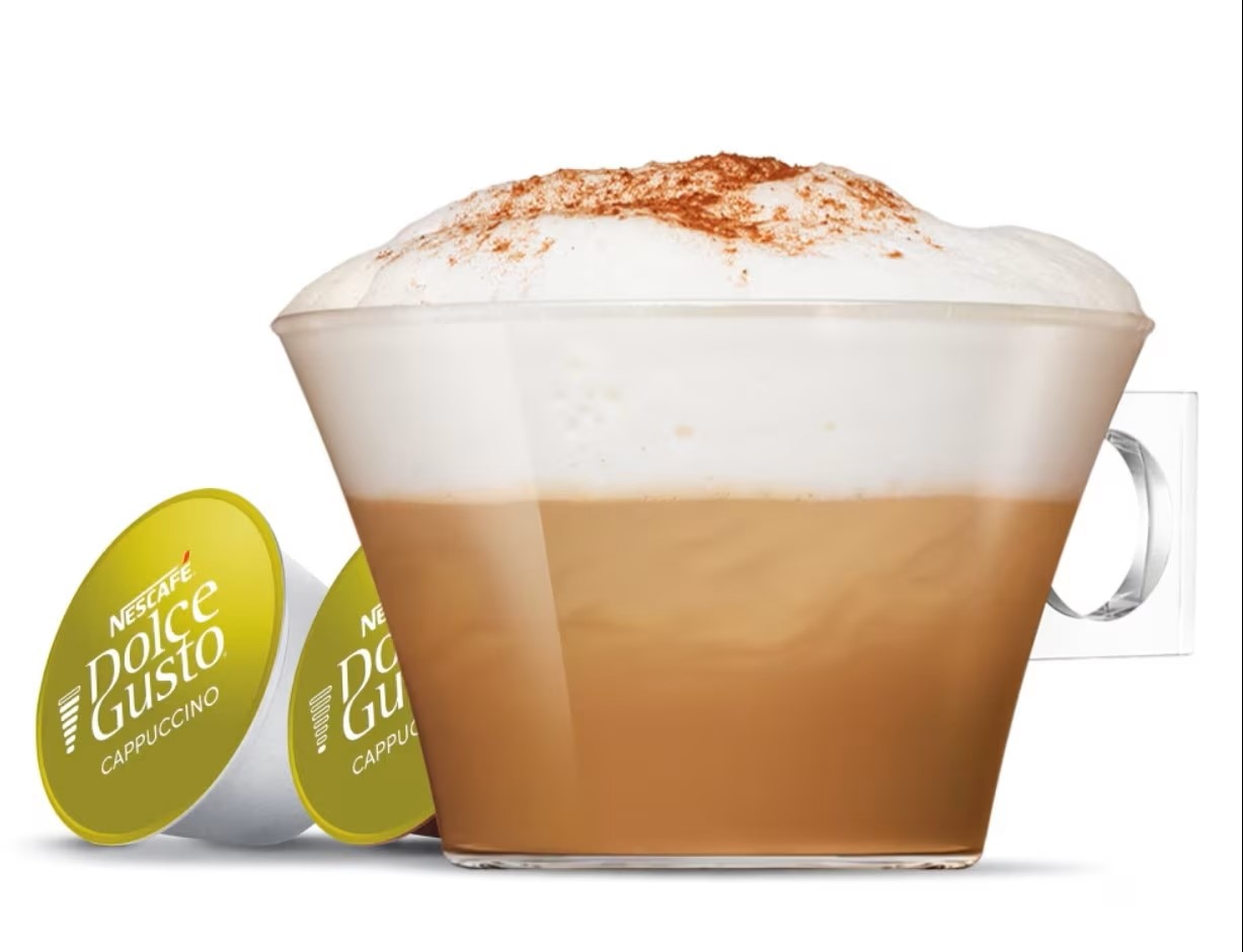 Cappuccino coffee capsule