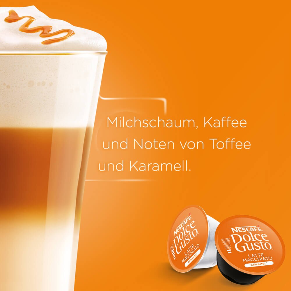 Karamell Latte Macchiato 16 Kapseln - NESCAFÉ® Dolce Gusto®
