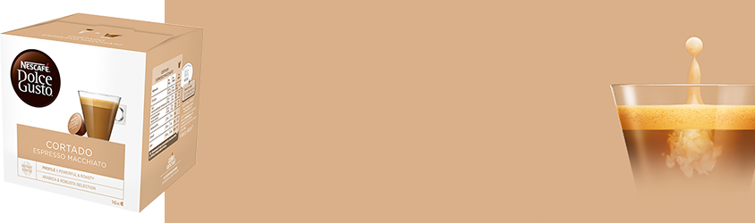 Dolce Gusto® Cortado Espresso Macchiato Banner