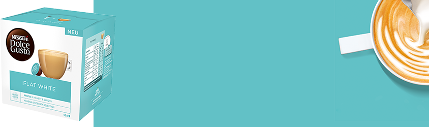Dolce Gusto® Flat White Banner