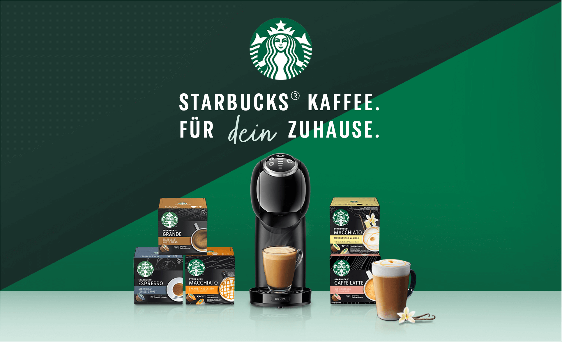 STARBUCKS<sup>®</sup> Kaffee. Für dein Zuhause.