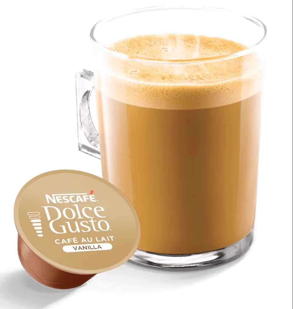 Vanilla au lait coffee capsule