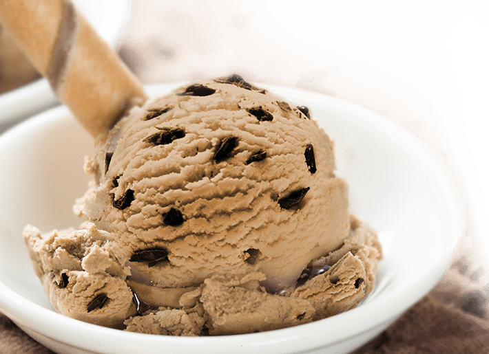 Kaffee Schokochip Eis